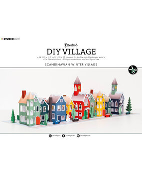 Studio Light Scandinavian Winter Village DIY Block (SL-ES-DCB53) Studio Light Scandinavian Winter Village DIY Block (SL-ES-DCB53)