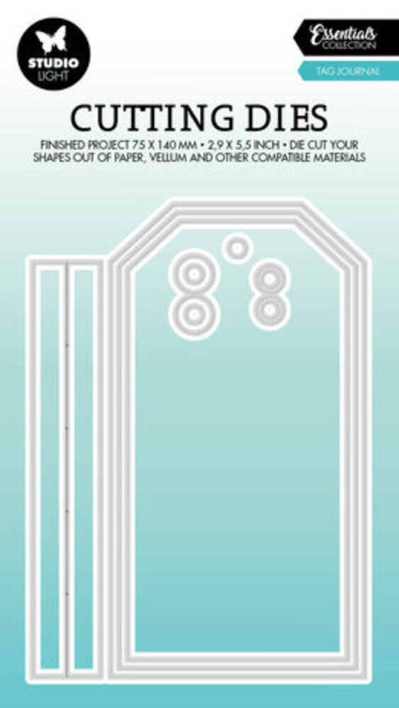 Studio Light Essentials Snijmal Tag Journal (SL-ES-CD580) Studio Light Essentials Snijmal Tag Journal (SL-ES-CD580)