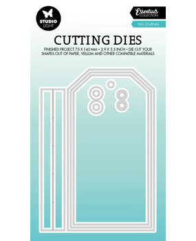 Studio Light Essentials Snijmal Tag Journal (SL-ES-CD580)* Studio Light Essentials Snijmal Tag Journal (SL-ES-CD580)*