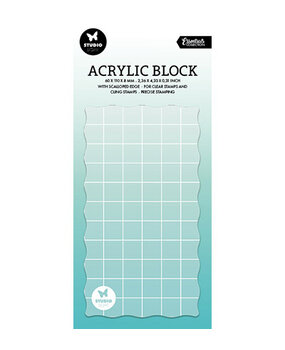 Studio Light Acrylic Stamp Block 6x11 cm (SL-ES-ASB08) Studio Light Acrylic Stamp Block 6x11 cm (SL-ES-ASB08)