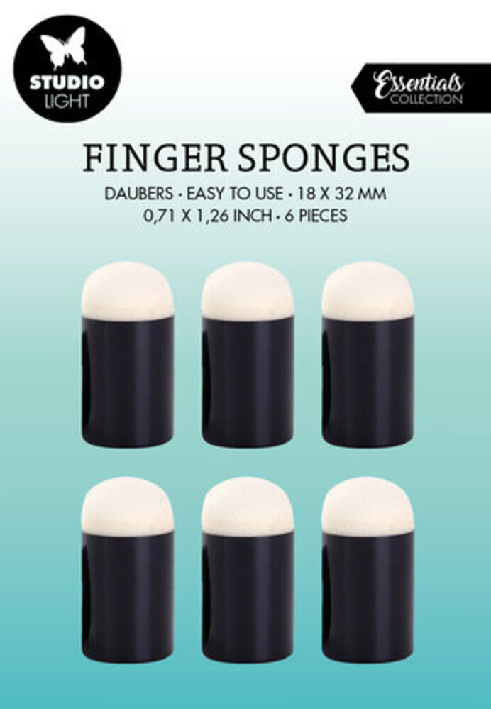 Studio Light Essentials Finger Sponge Daubers (SL-ES-INKAP06) Studio Light Essentials Finger Sponge Daubers (SL-ES-INKAP06)