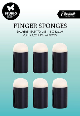 Studio Light Essentials Finger Sponge Daubers (SL-ES-INKAP06) Studio Light Essentials Finger Sponge Daubers (SL-ES-INKAP06)