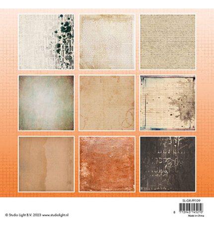 Studio Light Grunge Vintage Papers 8x8 Inch Paper Pad (SL-GR-PP109) Studio Light Grunge Vintage Papers 8x8 Inch Paper Pad (SL-GR-PP109)