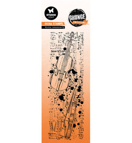 Studio Light Grunge Clear Stamps Violin Invention (SL-GR-STAMP512) Studio Light Grunge Clear Stamps Violin Invention (SL-GR-STAMP512)