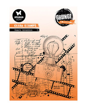 Studio Light Grunge Clear Stamps Camera Invention (SL-GR-STAMP514) Studio Light Grunge Clear Stamps Camera Invention (SL-GR-STAMP514)
