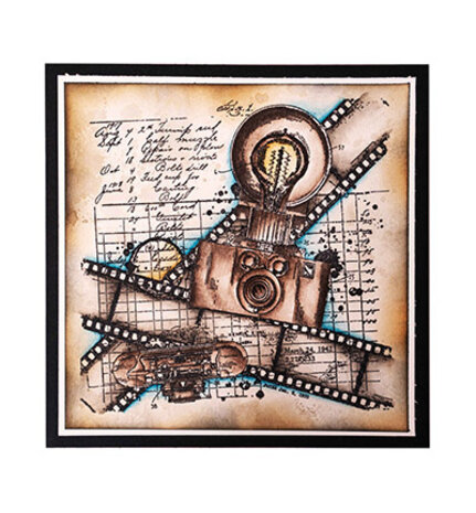 Studio Light Grunge Clear Stamps Camera Invention (SL-GR-STAMP514) Studio Light Grunge Clear Stamps Camera Invention (SL-GR-STAMP514)