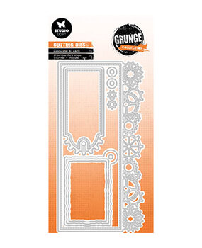 Studio Light Grunge Snijmal Slimline & Tags (SL-GR-CD696)