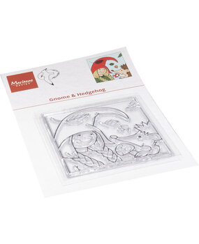 Marianne Design Clear Stamps Gnome & Hedgehog (HT1671)