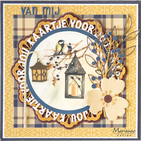 Marianne Design Craftables Kaartje Voor Jou Cirkel (CR1635)