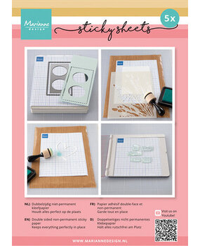 Marianne Design Sticky Sheets A5 (LR0048)