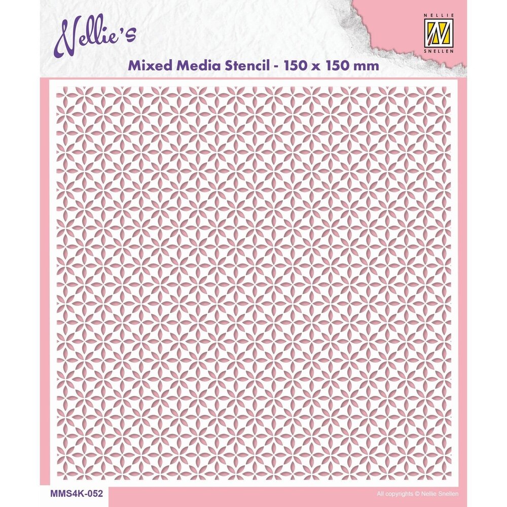 Nellie Snellen Stars Masking Stencil (MMS4K-052)