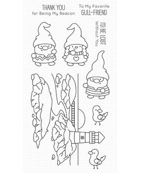My Favorite Things Lighthouse Gnomes Clear Stamps (JB-009) My Favorite Things Lighthouse Gnomes Clear Stamps (JB-009)