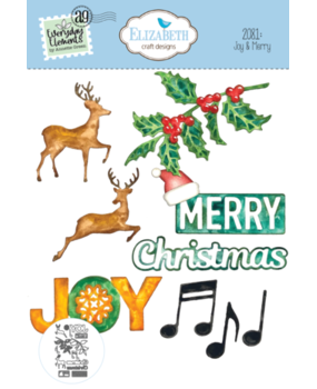 Elizabeth Craft Designs Joy & Merry Dies (2081) Elizabeth Craft Designs Joy & Merry Dies (2081)