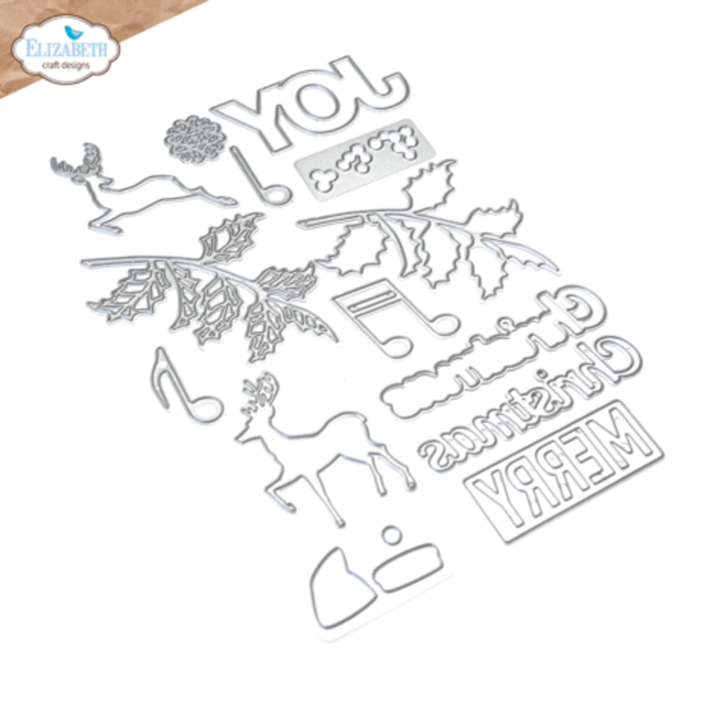 Elizabeth Craft Designs Joy & Merry Dies (2081) Elizabeth Craft Designs Joy & Merry Dies (2081)