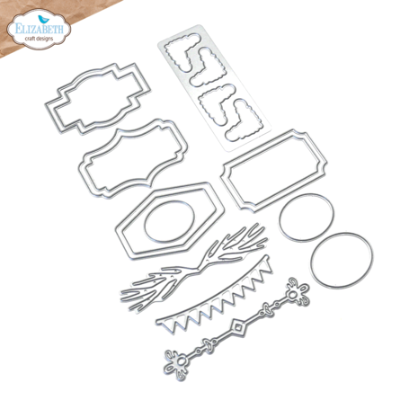 Elizabeth Craft Designs Layered Labels Dies (2082)