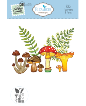 Elizabeth Craft Designs Mushrooms & Ferns Dies (2083) Elizabeth Craft Designs Mushrooms & Ferns Dies (2083)
