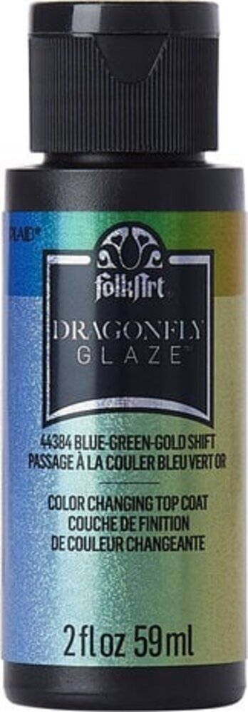 Folkart Dragonfly Glaze Blue-Green-Gold Shift (44384) Folkart Dragonfly Glaze Blue-Green-Gold Shift (44384)