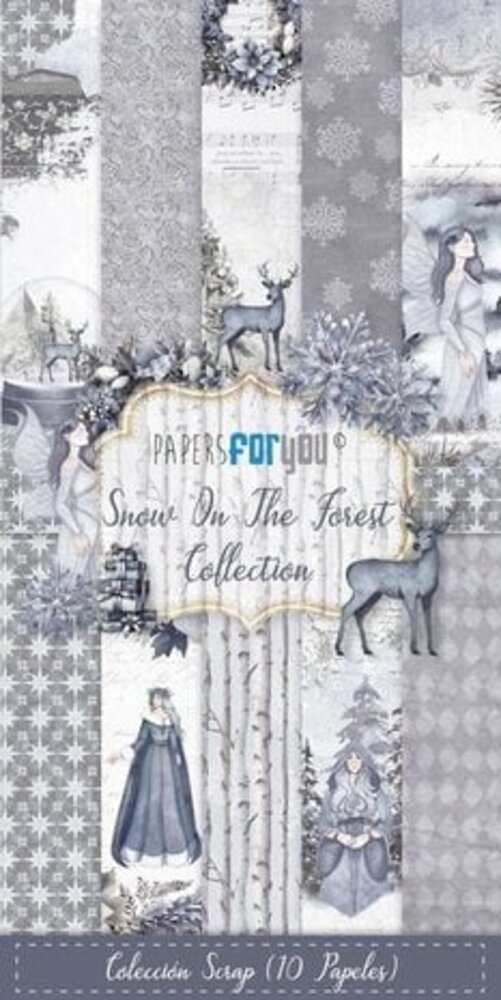 Papers For You Snow On The Forest Slimline Paper Pack (10pcs) (PFY-12399) Papers For You Snow On The Forest Slimline Paper Pack (10pcs) (PFY-12399)