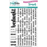Carlijn Design Stempels Onderteksten Bedankt (CDST-0105)
