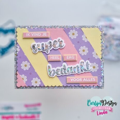 Carlijn Design Stempels Onderteksten Bedankt (CDST-0105)