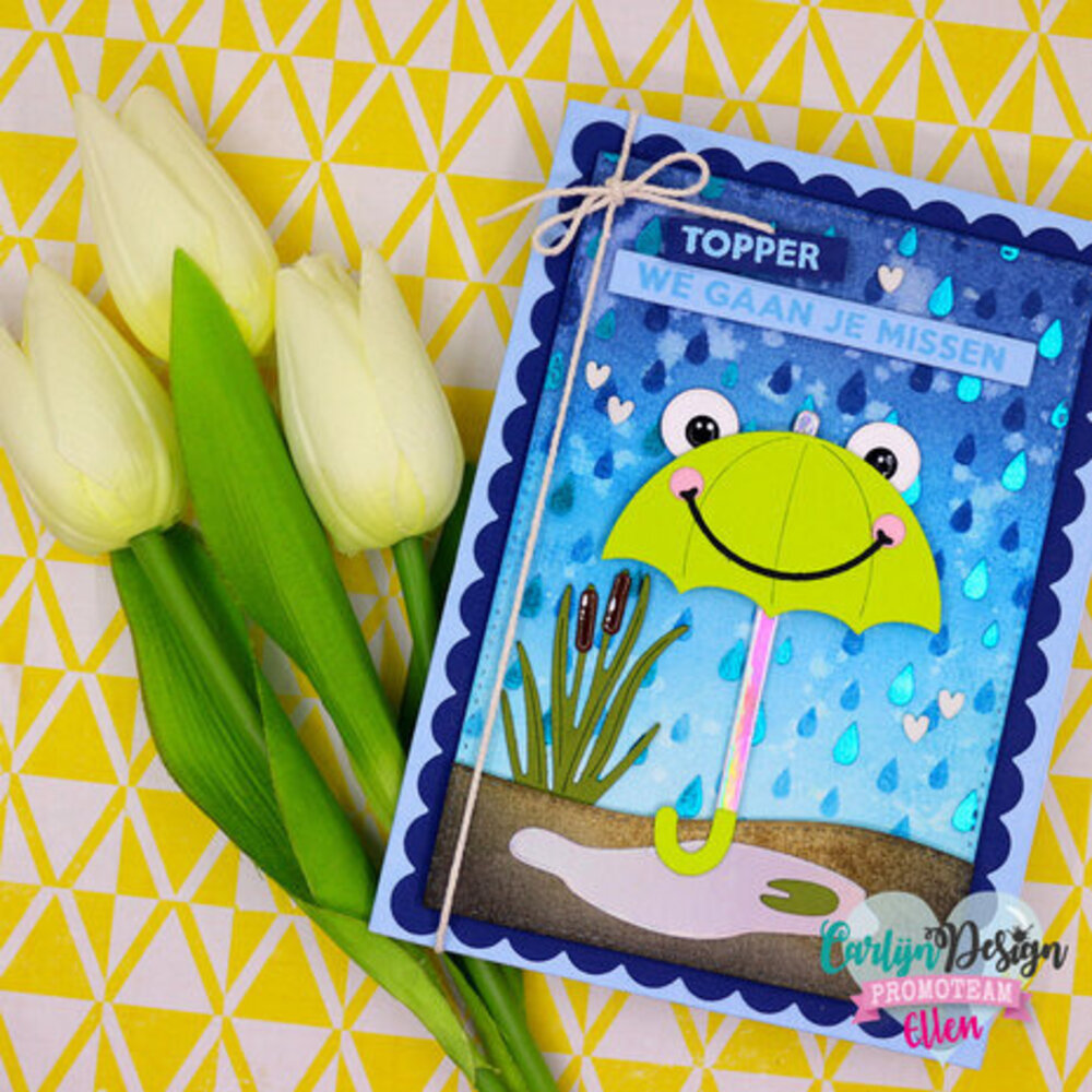 Carlijn Design Hot Foil A6 Regendruppels (CDHF-0032) Carlijn Design Hot Foil A6 Regendruppels (CDHF-0032)