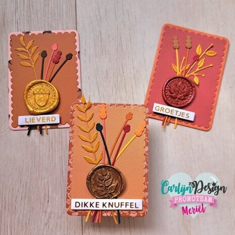 Carlijn Design Wax Seal Stamper 1 Inch Herfst Blaadje (CDWX-0045) Carlijn Design Wax Seal Stamper 1 Inch Herfst Blaadje (CDWX-0045)