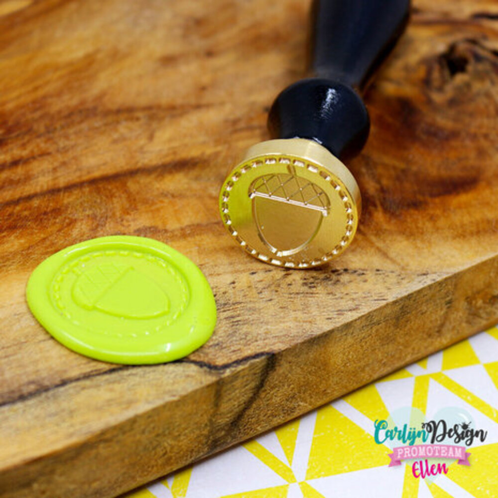 Carlijn Design Wax Seal Stamper 1 Inch Herfst Eikeltje (CDWX-0046)