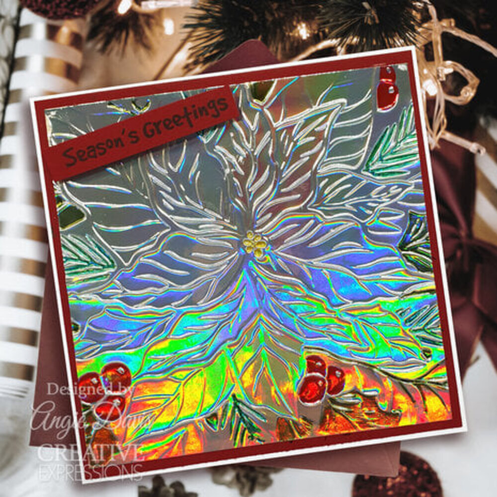 Creative Expressions Sue Wilson 3D Embossing Folder Poinsettia Bliss (EF3D-066) Creative Expressions Sue Wilson 3D Embossing Folder Poinsettia Bliss (EF3D-066)