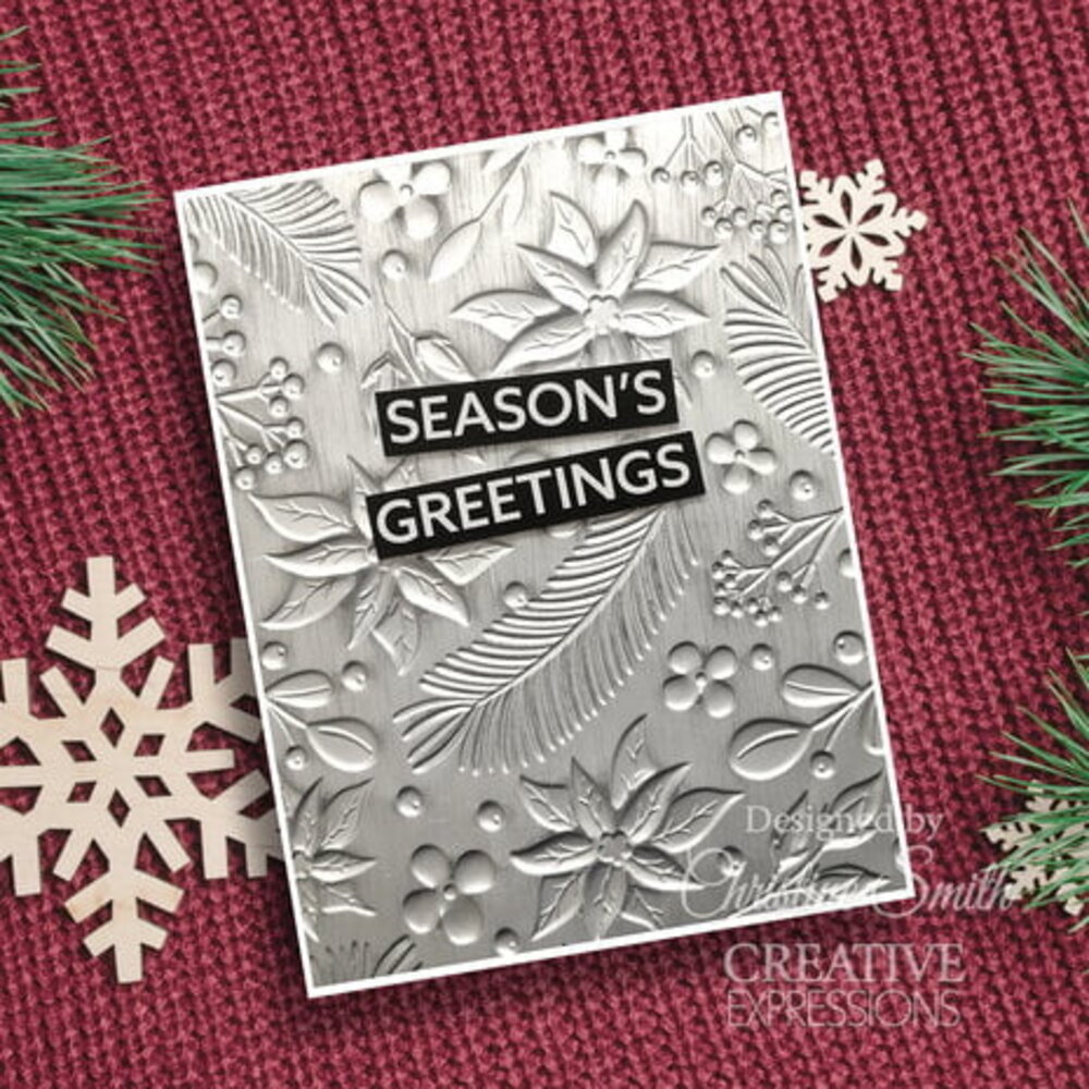 Creative Expressions Sue Wilson 3D Embossing Folder Nature's Christmas (EF3D-067) Creative Expressions Sue Wilson 3D Embossing Folder Nature's Christmas (EF3D-067)