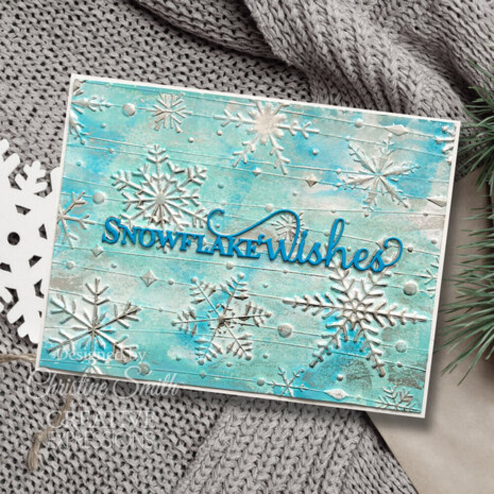 Creative Expressions Companion Colouring Stencil Shimmering Snowflakes (CEST130)