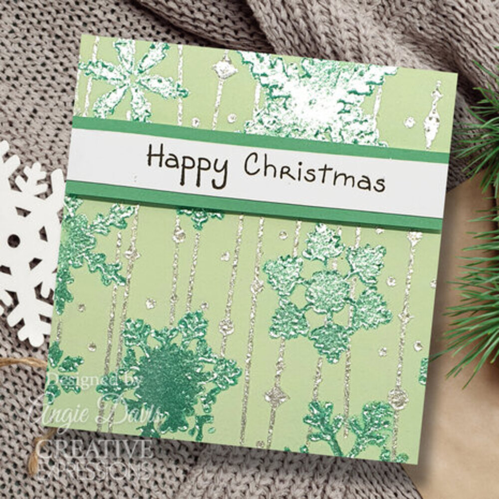 Creative Expressions Companion Colouring Stencil Shimmering Snowflakes (CEST130)