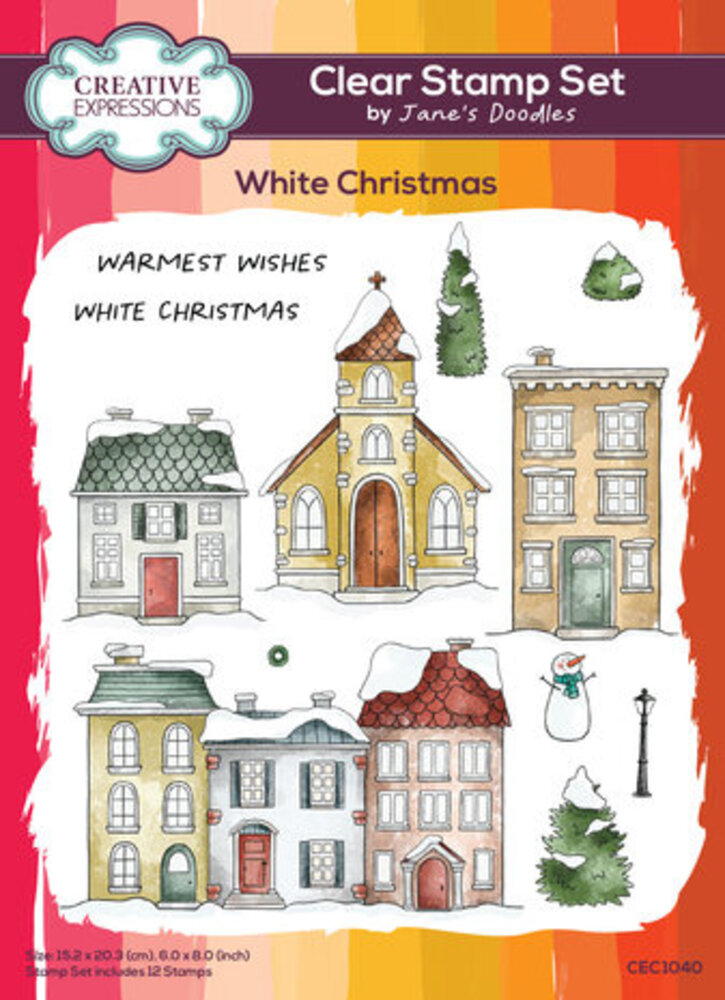 Creative Expressions Jane's Doodles Clear Stamp Set White Christmas (CEC1040) Creative Expressions Jane's Doodles Clear Stamp Set White Christmas (CEC1040)
