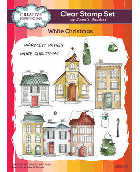 Creative Expressions Jane's Doodles Clear Stamp Set White Christmas (CEC1040) Creative Expressions Jane's Doodles Clear Stamp Set White Christmas (CEC1040)