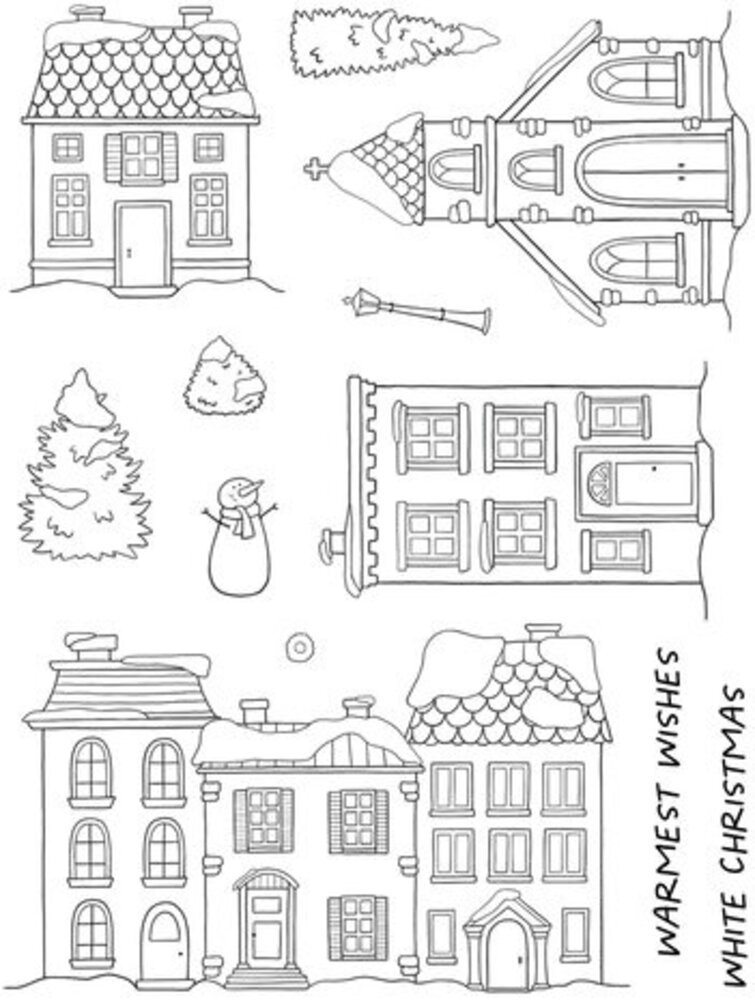 Creative Expressions Jane's Doodles Clear Stamp Set White Christmas (CEC1040) Creative Expressions Jane's Doodles Clear Stamp Set White Christmas (CEC1040)