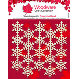 Woodware Snowflake Screen Masking Stencil (FRST079)