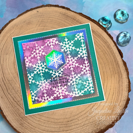 Woodware Snowflake Screen Masking Stencil (FRST079) Woodware Snowflake Screen Masking Stencil (FRST079)