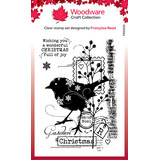 Woodware Christmas Robin Clear Stamps (FRS1012)