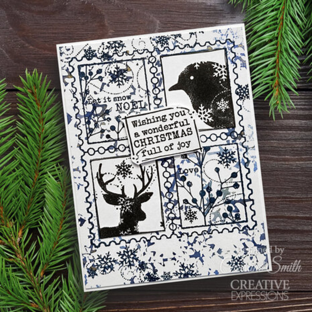 Woodware Christmas Robin Clear Stamps (FRS1012) Woodware Christmas Robin Clear Stamps (FRS1012)