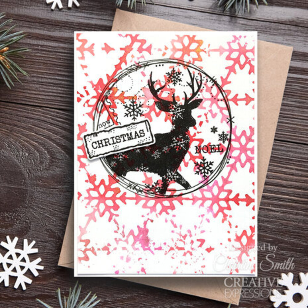 Woodware Winter Reindeer Clear Stamps (FRS1013)