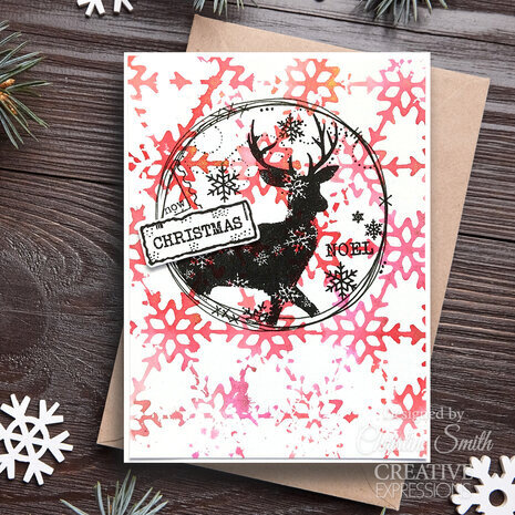 Woodware Winter Reindeer Clear Stamps (FRS1013)