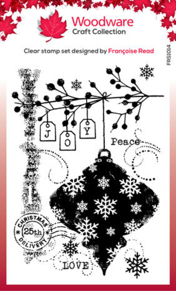 Woodware Winter Bauble Clear Stamps (FRS1014) Woodware Winter Bauble Clear Stamps (FRS1014)