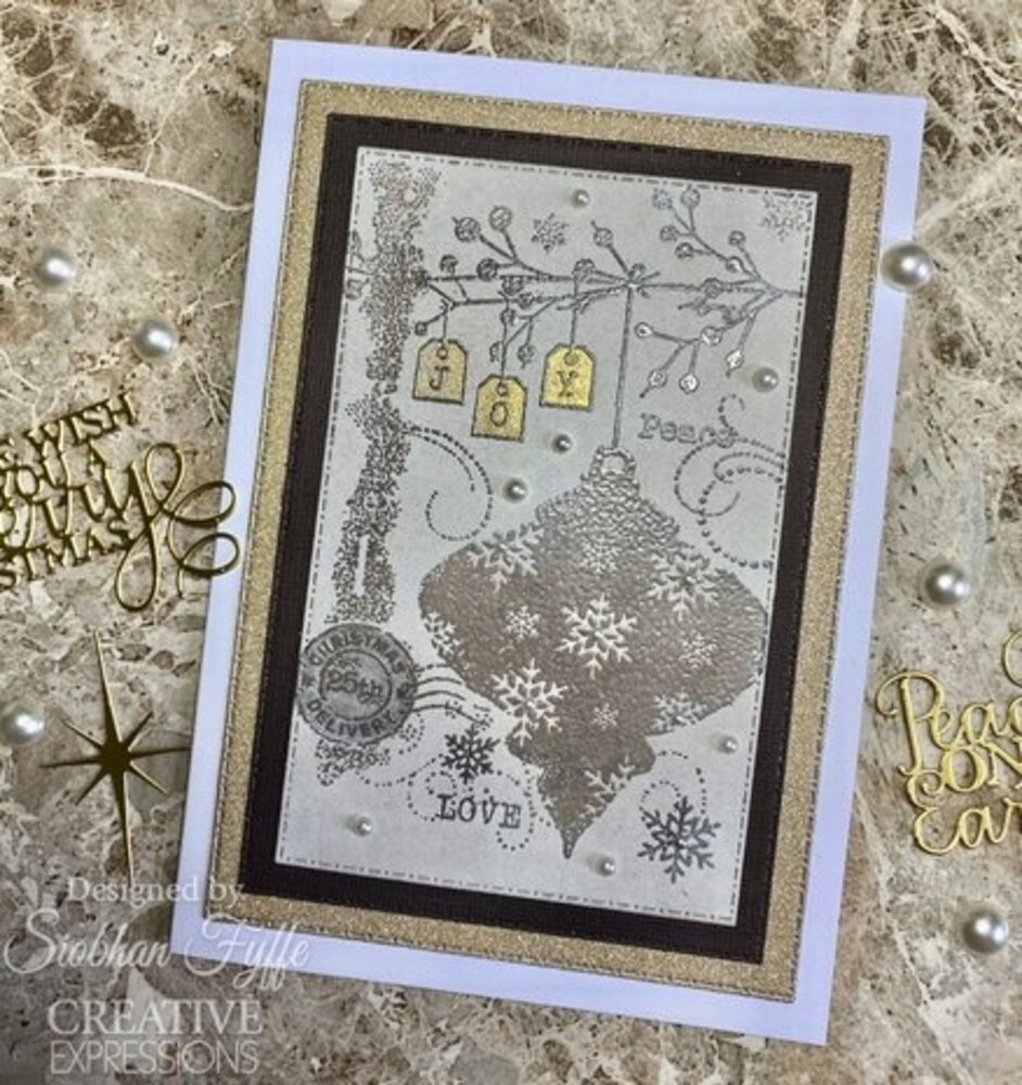 Woodware Winter Bauble Clear Stamps (FRS1014) Woodware Winter Bauble Clear Stamps (FRS1014)