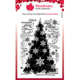 Woodware Snow Frosted Tree Clear Stamps (FRS1015)