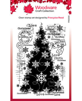 Woodware Snow Frosted Tree Clear Stamps (FRS1015) Woodware Snow Frosted Tree Clear Stamps (FRS1015)