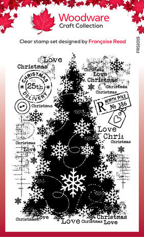 Woodware Snow Frosted Tree Clear Stamps (FRS1015) Woodware Snow Frosted Tree Clear Stamps (FRS1015)