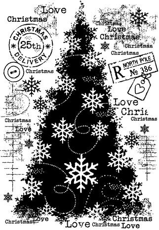 Woodware Snow Frosted Tree Clear Stamps (FRS1015) Woodware Snow Frosted Tree Clear Stamps (FRS1015)