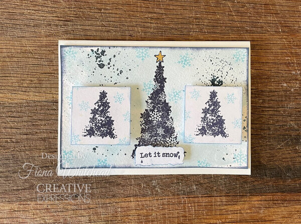 Woodware Snowflake Trees Clear Stamps (FRS1016) Woodware Snowflake Trees Clear Stamps (FRS1016)