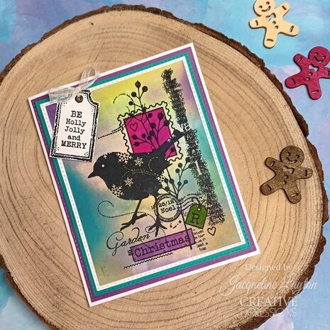 Woodware Christmas Old Labels Clear Stamps (FRS1018) Woodware Christmas Old Labels Clear Stamps (FRS1018)