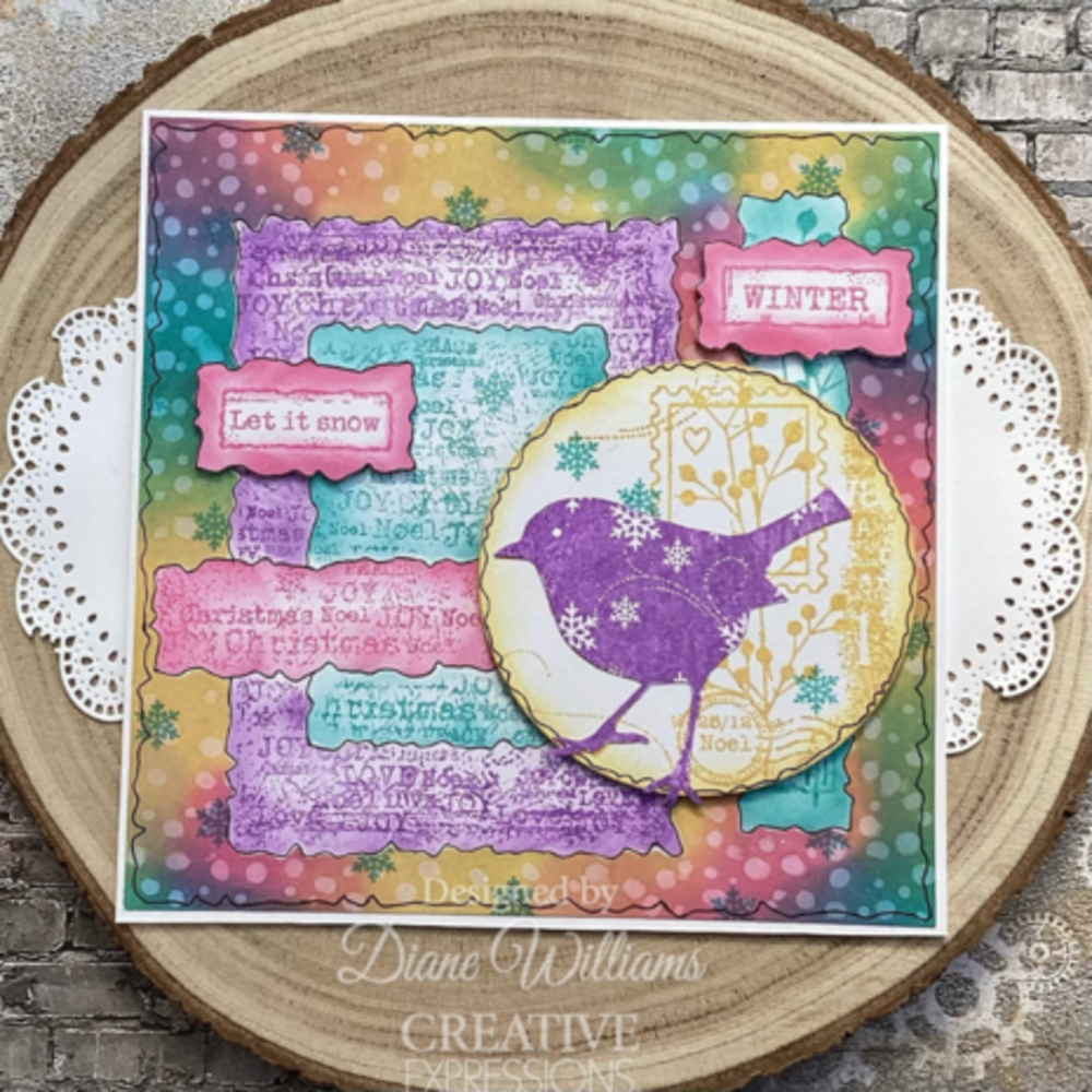 Woodware Scratched Background Clear Stamps (FRS1020) Woodware Scratched Background Clear Stamps (FRS1020)