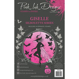 Pink Ink Designs Silhouette Series Giselle A5 Clear Stamps (PI242)